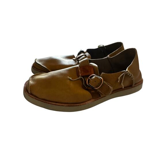 SATORISAN Benirras Marnie Leather Comfort Shoes Mustard Yellow/Tan Size 40/US 9 - Picture 2 of 8